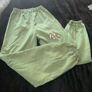 Boys Lie Light Green Sweatpants
